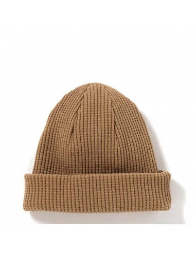 Jackman Waffle Knit Cap Amber Beige