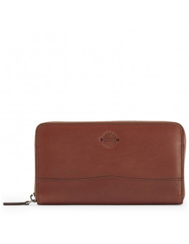 James Purdey Audley Vegetable Leather Continental Wallet Purdey Havana