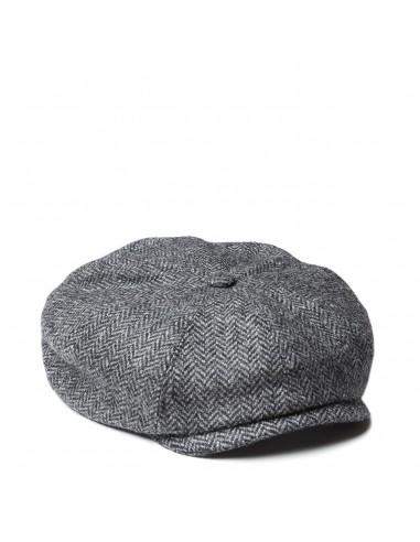 James Purdey Dalby Tweed Bakerboy Cap Charcoal