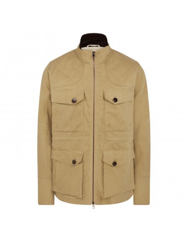 James Purdey Hanning Dry Wax Travel Jacket Beige