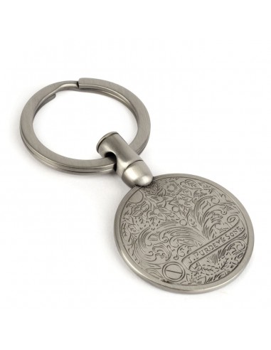 James Purdey Keyring Bullet Gunscroll Silver