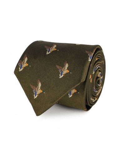 James Purdey Landing Duck Tie Khaki