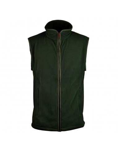 James Purdey Lightweight Fleece Gilet Forest Green