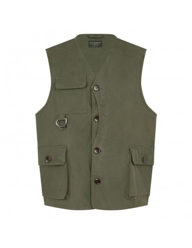 James Purdey Utility Pocketed Vest Green