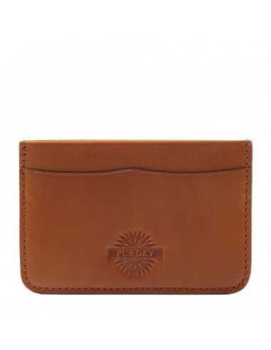 James Purdey Vegetable Tanned Leather Credit Card Holder London Tan