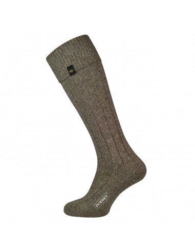 James Purdey Womens Long Plain Colour Shooting Sock Brown