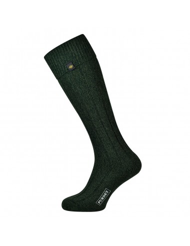 James Purdey Womens Long Plain Colour Shooting Sock Forest Green