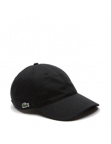 Lacoste Unisex Organic Cotton Twill Cap Black