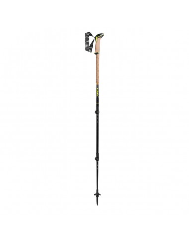 Leki Poles Sherpa Dark Anthracite / Copper / Neon Yellow