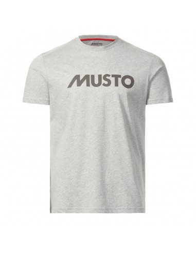 Musto Logo Tee Grey Melange