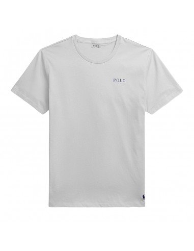 Polo Ralph Lauren Logo Cotton Jersey Sleep Shirt White Polo Tee