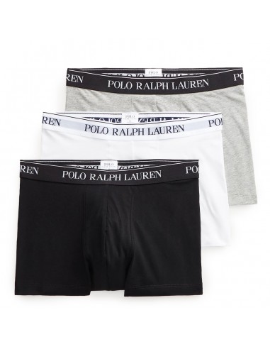 Polo Ralph Lauren Classic 3-Pack Trunks White / Polo Black / Andover Heather