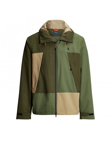 Polo Ralph Lauren Colour-Blocked Water-Resistant Jacket Garden Trail Multi