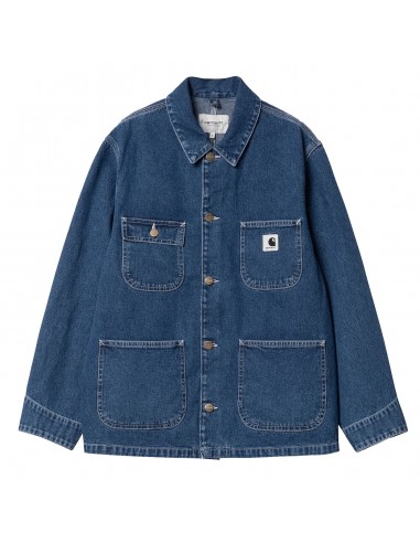 Carhartt WIP Womens OG Michigan Coat Blue Stone Washed