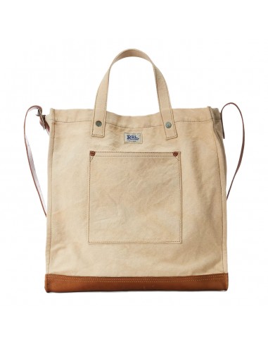 RRL by Ralph Lauren Canvas Carpenter Tote Greige/Brown