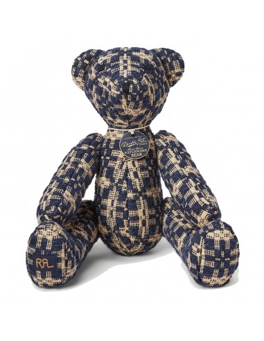 RRL by Ralph Lauren Limited-Edition Handwoven Bear Blue/Cream