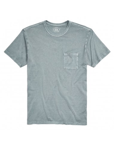 RRL by Ralph Lauren Garment-Dyed Pocket T-Shirt Sea Green