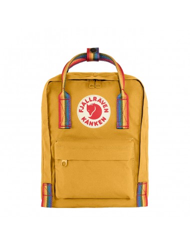 Fjallraven Kanken Rainbow Mini Ochre-Rainbow Pattern