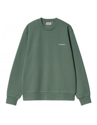 Carhartt WIP American Script Embroidery Sweat Park / White