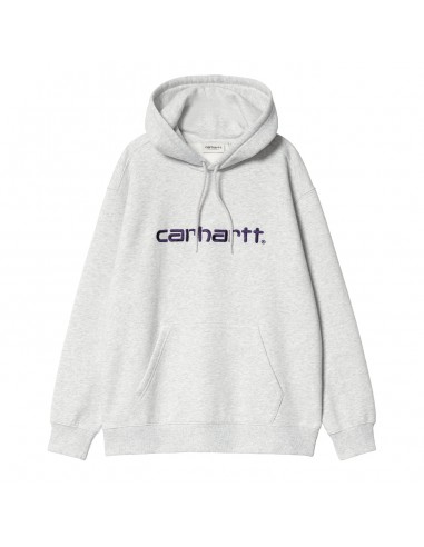 Carhartt WIP Womens Hooded Sweat Ash Heather / Tyriant