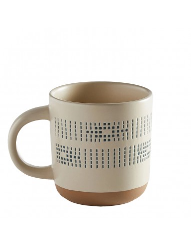 Pendleton 12oz Ceramic Mug Set Of 4 Beaded Sandshell