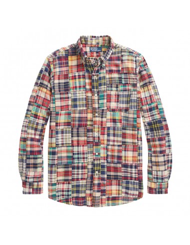 Polo Ralph Lauren Classic Fit Patchwork Madras Shirt Madras Patchwork