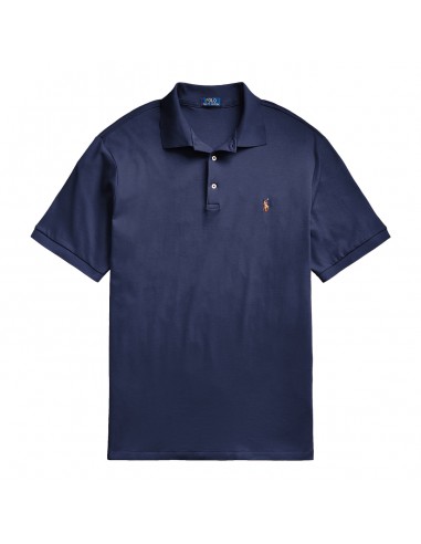 Polo Ralph Lauren Custom Slim Fit Soft Touch Polo Shirt Spring Navy