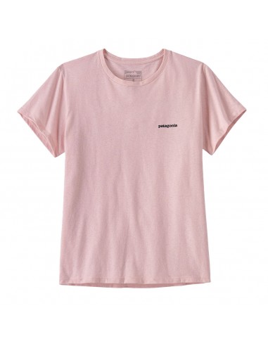 Patagonia Womens P-6 Logo Responsibili Tee P-6 Outline: Whisker Pink