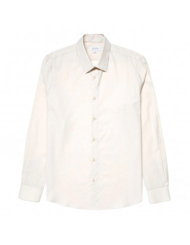 Sunspel Cotton Cashmere Shirt Ecru