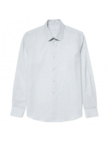 Sunspel Cotton Cashmere Shirt Light Blue