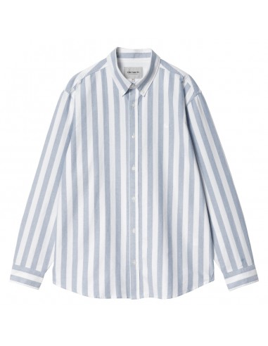 Carhartt WIP L/S Dillion Shirt Dillion Stripe/ Bleach / White