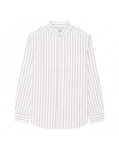 Portuguese Flannel L/S Seersucker Atlantico Shirt Multi Stripe