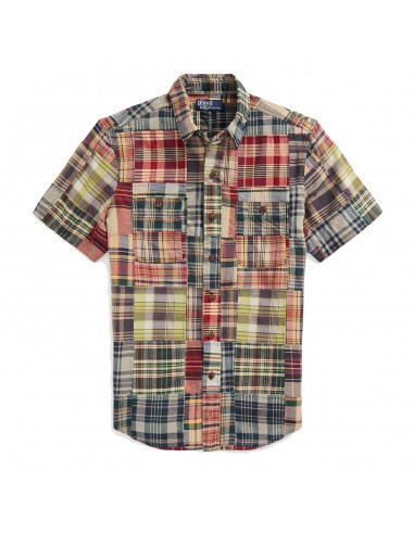 Polo Ralph Lauren Classic Fit Patchwork Madras Workshirt  Madras Patchwork