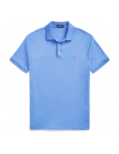 Polo Ralph Lauren Custom Slim Fit Soft Cotton Polo Shirt Summer Blue