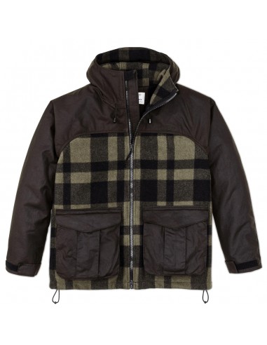 Filson Mackinaw Hunting Jacket Otter Green / Black Plaid