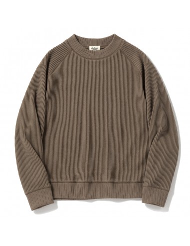 Jackman Waffle Mid-Neck Taupe