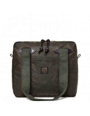 Filson Tin Cloth Tote Bag With Zipper