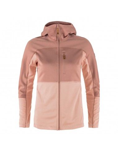 Fjallraven Womens Abisko Trail Fleece Chalk Rose / Dusty Rose