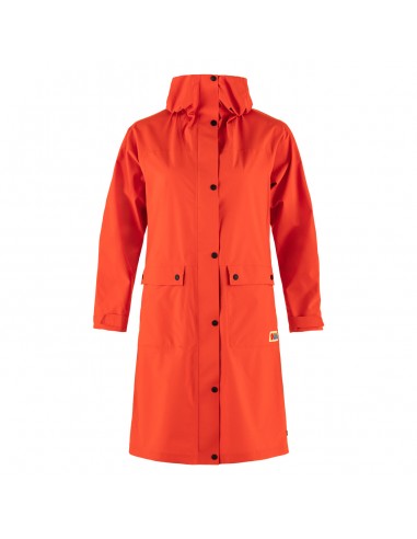 Fjallraven Womens Vardag Rain Parka Flame Orange