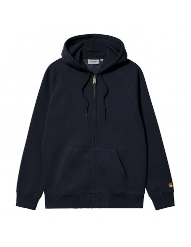 Carhartt WIP Hooded Chase Jacket Dark Navy / Gold