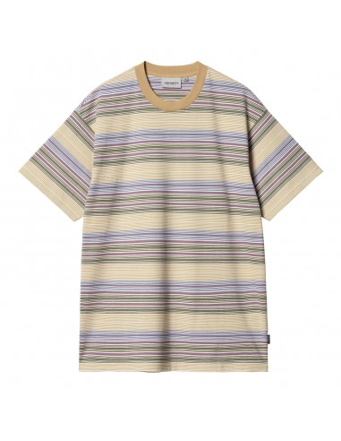 Carhartt WIP Coby T-Shirt Colby Stripe Bourbon