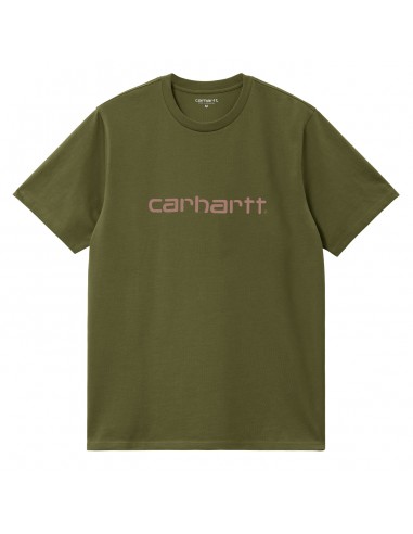 Carhartt WIP S/S Script T-Shirt Dundee / Glassy Pink