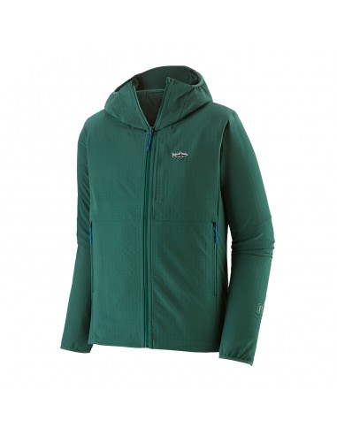 Patagonia R1 TechFace Fitz Roy Trout Hoody Conifer Green