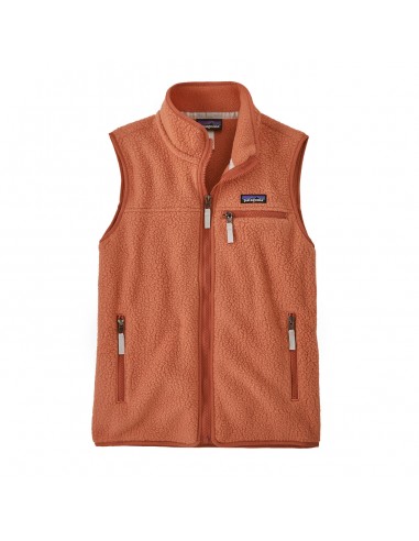 Patagonia Womens Retro Pile Fleece Vest Sienna Clay