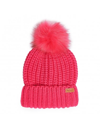 Barbour Womens Saltburn Beanie Pink Dahlia