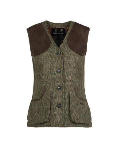 Barbour Womens Fairfield Gilet Gardenia / Brown