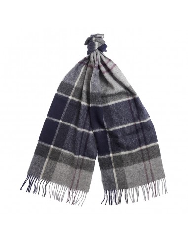 Barbour Carrbridge Tartan Scarf Classic Black Slate Tartan