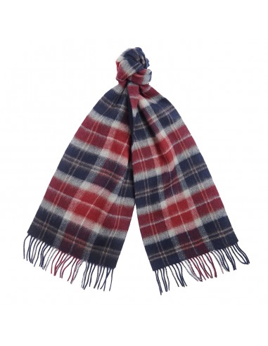 Barbour Galston Tartan Scarf Cranberry Tartan