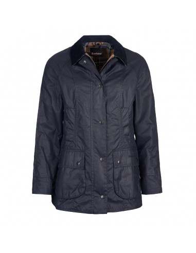 Barbour Womens Beadnell Wax Jacket Navy