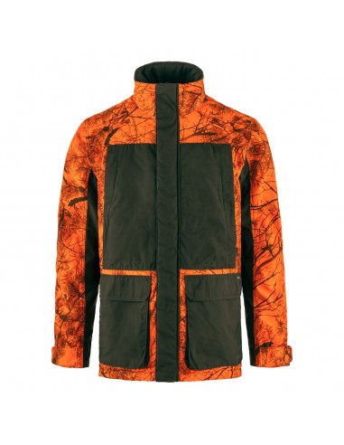 Fjallraven Brenner Pro Padded Jacket Orange Multi Camo / Deep Forest